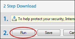 Click on save in the dialog box to start the download process